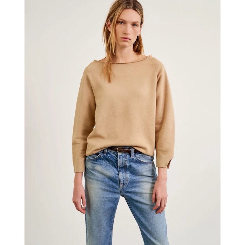 Nili Lotan Luka Scoop Neck Sweatshirt